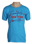 Michael Jackson Owned & Worn "Somebody in New York Loves Me" T-Shirt