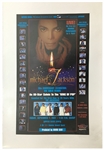 Michael Jackson Autographed 2001 Madison Square Garden Concert Poster