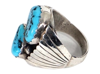 Elvis Presley Owned & Worn Silver & Turquoise Ring