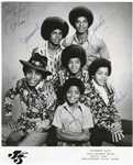 Jackson 5 Fully Signed Photograph