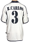Roberto Carlos 1998/1999 Iconic Real Madrid Match Worn & Signed Jersey JSA