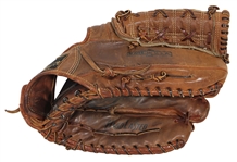 Roberto Clemente Game Worn Professional Model Glove During the 1966 Season National League MVP & Gold Glove Award PSA/DNA