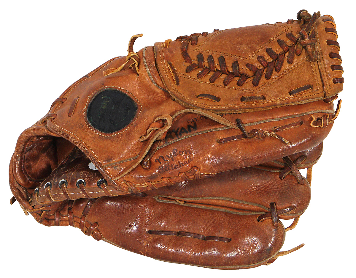 Lot Detail Nolan Ryan 1976 1977 Season Wilson Game Worn Glove PSA DNA