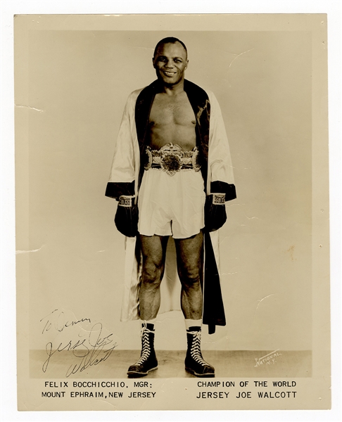 Jersey Joe Walcott Signed Photograph