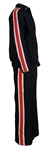 Elvis Presley Owned & Worn Blue Track Suit with Red and White Stripes