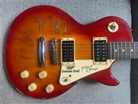 Led Zeppelin Jimmy Page & Robert Plant Signed Les Paul Guitar