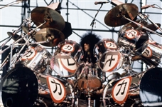 KISS Eric Carr 1987-1988 Crazy Nights Tour Iconic Chikara Bass Drum Concert Stage Used