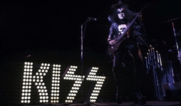 KISS 1974-1976 Concert Tours Original Flight Road Case #1 that held the Original 4FT Kiss Stage Logo