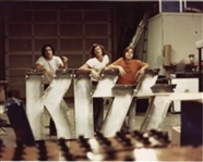 KISS 1974-1976 Concert Tours Original Flight Road Case #1 that held the Original 4FT Kiss Stage Logo
