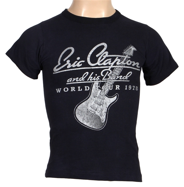 Eric Clapton and His Band 1978 World Tour Concert T-Shirt