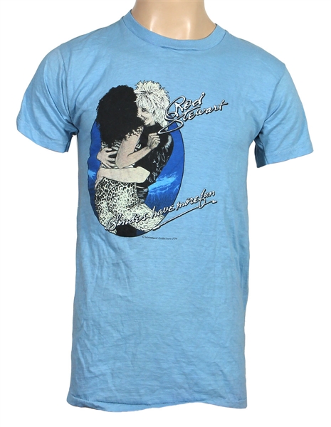 Rod Stewart Blondes Have More Fun Concert T-Shirt - MSG 1979