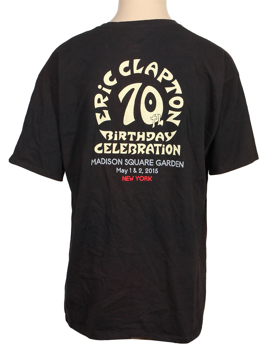 Lot Detail - Eric Clapton 70th Birthday Celebration MSG Concert T-Shirt