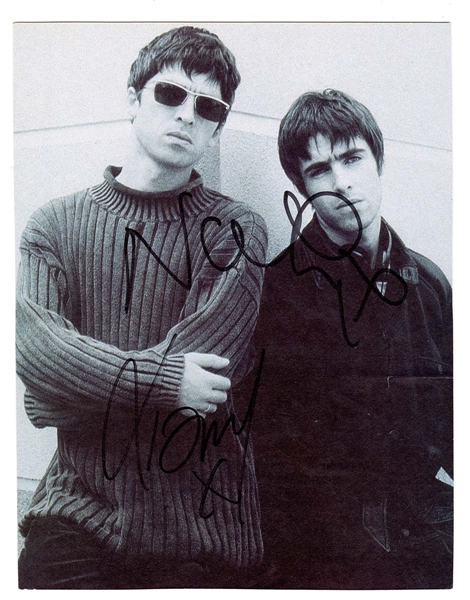 Oasis Signed Photograph JSA Guarantee