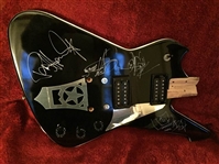 Paul Stanley Stage Played, Smashed & Band Signed Ibanez PS Model Guitar