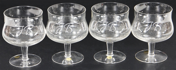 James Brown Owned & Used "JB" Initial Glasses