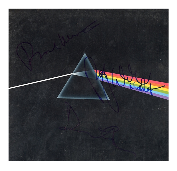 Pink Floyd Fully Signed Dark Side of the Moon Album JSA