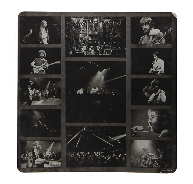 The Grateful Dead "American Beauty" Album Printing Plate