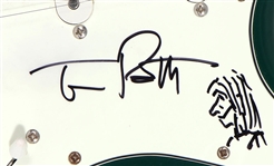Tom Petty Played & Signed Fender Guitar (With Self-Portrait Drawing & Make-A-Wish Foundation)