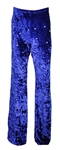 Quiet Riot Kevin DuBrow Owned & Stage Worn Custom Blue Velvet Pants With Metal Studs
