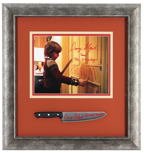 "The Shining" Screen Used Knife Signed and "REDRUM" Inscribed by Danny Lloyd