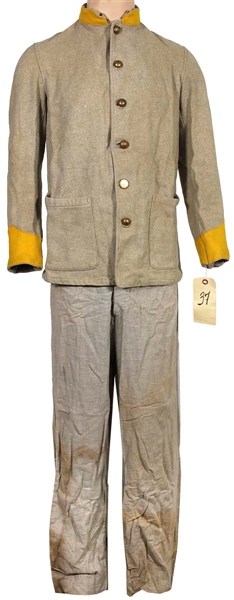 "Gone With The Wind" Screen Worn Confederate Army Uniform Costume