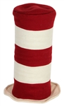 Mike Myers Cat in The Hat Film Production Used Red & White Striped Tilt-Action Hat