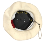 Mike Myers Cat in The Hat Film Production Used Red & White Striped Tilt-Action Hat
