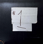 KISS 1974-1976 Concert Tours Original Flight Road Case #1 that held the Original 4FT Kiss Stage Logo