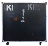 KISS 1974-1976 Concert Tours Original Flight Road Case #1 that held the Original 4FT Kiss Stage Logo