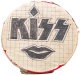 KISS Logo Original Artwork 1973 Hand Drawn and Designed by Ace Frehley -- formerly owned by Ace Frehley