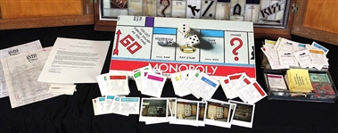 KISS 1978 Stained Glass Monopoly Game Set & Prototype Material -- formerly owned by Bill Aucoin – The Holy Grail KISS Toy
