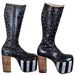 KISS Paul Stanley 1977 Love Gun Platform Boots Worn Prototype Set made by Pasquale Di Fabrizio