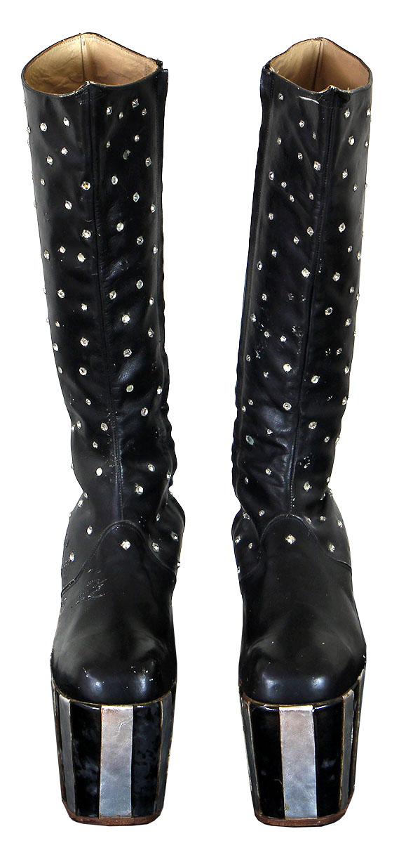 Lot Detail KISS Paul Stanley 1977 Love Gun Platform Boots Worn Prototype Set made by Pasquale Di Fabrizio