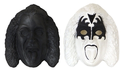 KISS Gene Simmons 1978 Halloween Collegeville Costume Aucoin Plaster Mask Mold and Production Prototype Mask Set