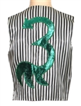 KISS 1978 Peter Criss Worn “Kiss Meets The Phantom Of The Park” Movie Costume Pinstripe Vest from the 2001 Official Kiss Auction