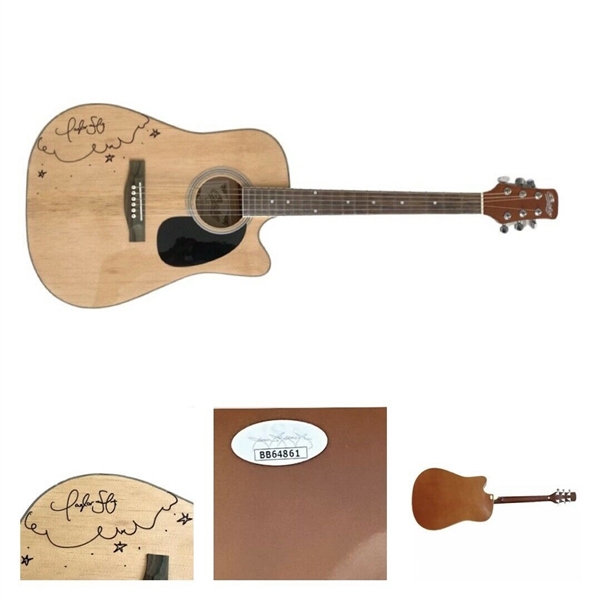 Taylor Swift Signed Acoustic Guitar Full Name Signature & Sketch JSA