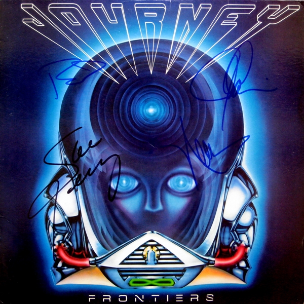 Journey Band Signed “Frontiers” Album With Steve Perry REAL