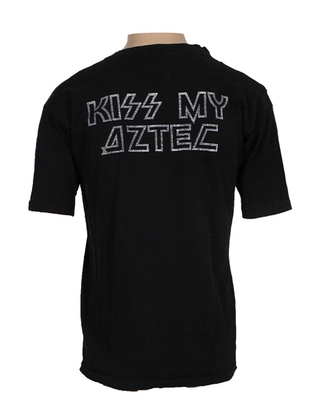 KISS Alive 2 Tour 1977-1978 Aztec Staging Company Production Road Crew Concert T-Shirt