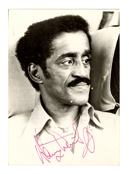 Sammy Davis Jr. Signed Photograph JSA