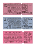 Lot of 3 1946 Syracuse, NY Concert Tickets Including Duke Ellington
