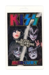 KISS Alive Worldwide Reunion Tour 1996-1997 Laminate Mercury Record Company Backstage Pass with Band Member Colors Logo #203