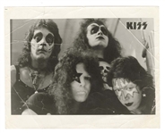 KISS 1973 1st Make-up Publicity Press Promo Photo -- formerly owned by Ace Frehley