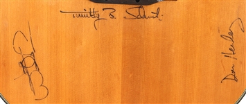 The Eagles Band Signed Takamine Acoustic Guitar ACOA