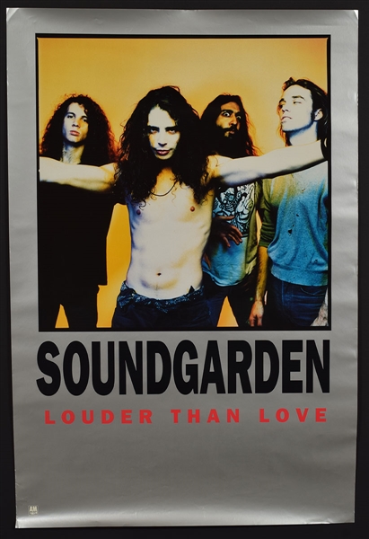Soundgarden 1990 “Louder Than Love” Promotional Poster