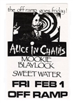 Alice in Chains/Mookie Blaylock (Pearl Jam)/Sweetwater Off Ramp Concert Poster