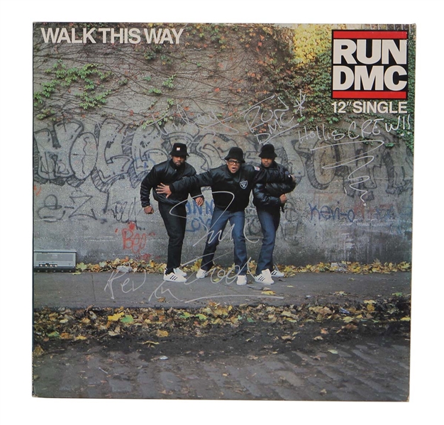 Run DMC Signed “Walk This Way” 12” Single