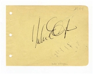 Duke Ellington Signed Autograph Page