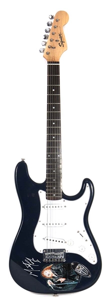 Meat Loaf Signed Custom Fender Guitar