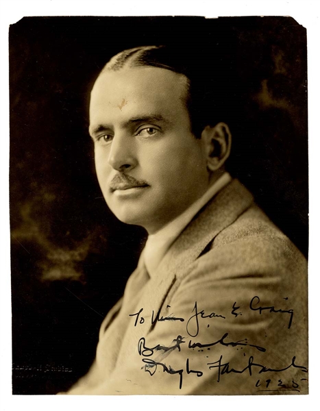 Douglas Fairbanks Signed Vintage Photograph