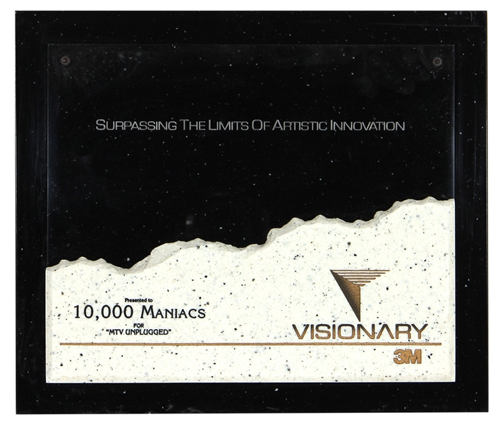 10,000 Maniacs Original Visionary Award for MTV Unplugged